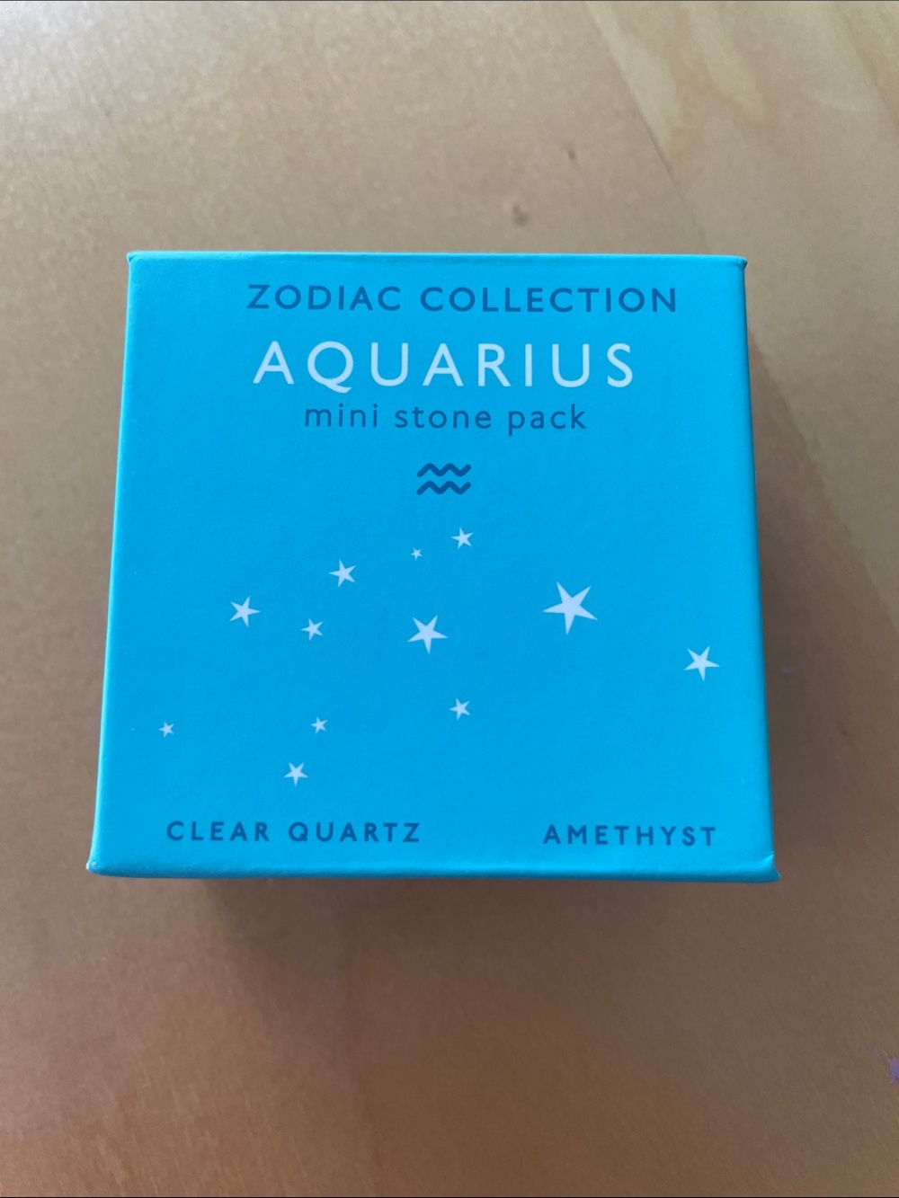 Zodiac Collection AQUARIUS Mini Stone Set Like New